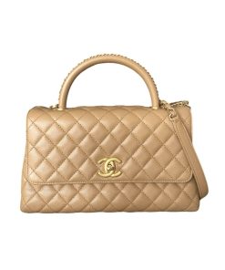Chanel Coco Top Handle Beige